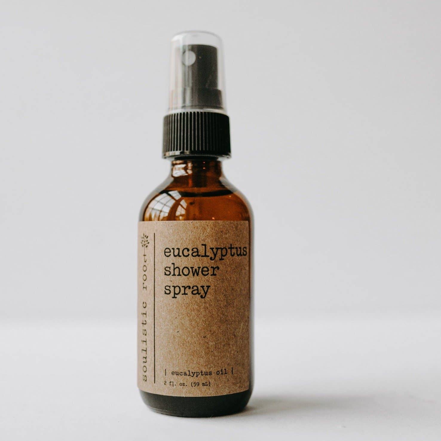 Soulistic Root - Essential Oils & Self Care Gifts - Eucalyptus Shower Spray | Aromatherapy Shower Steamer: 4 oz - Eventide Botanical Wellness