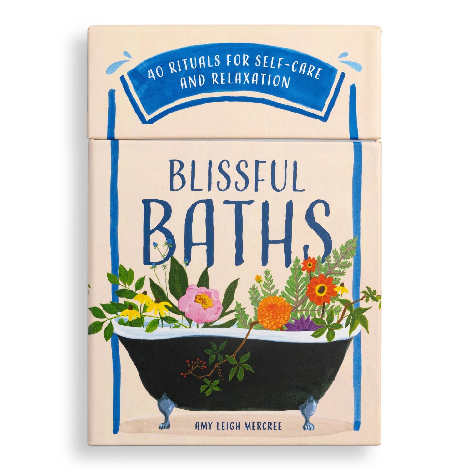 Blissful Baths: 40 Rituals for Self - Care Card Deck - Eventide Botanical Wellness