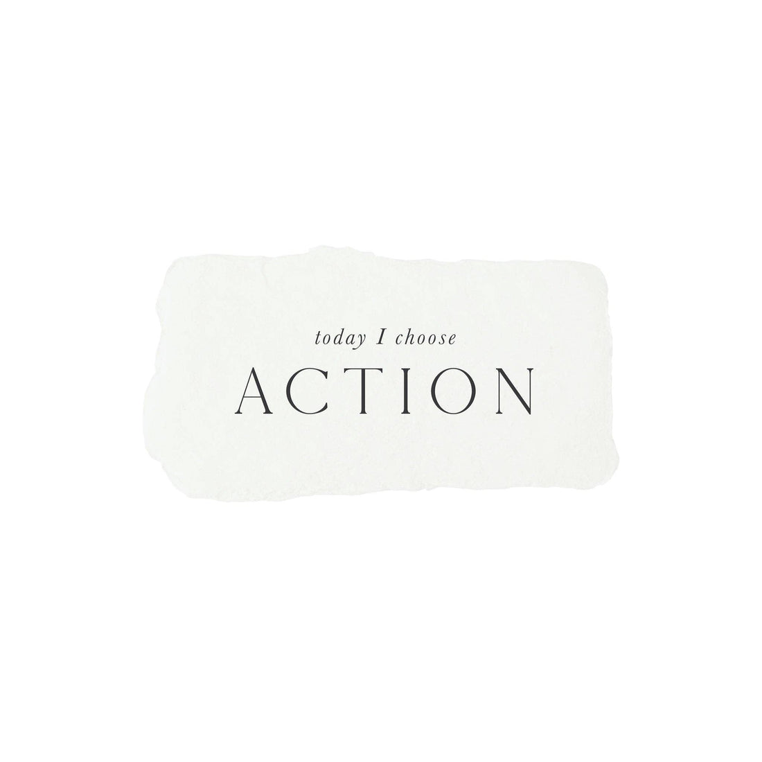 farmette - Today I choose action intention card - Eventide Botanical Wellness