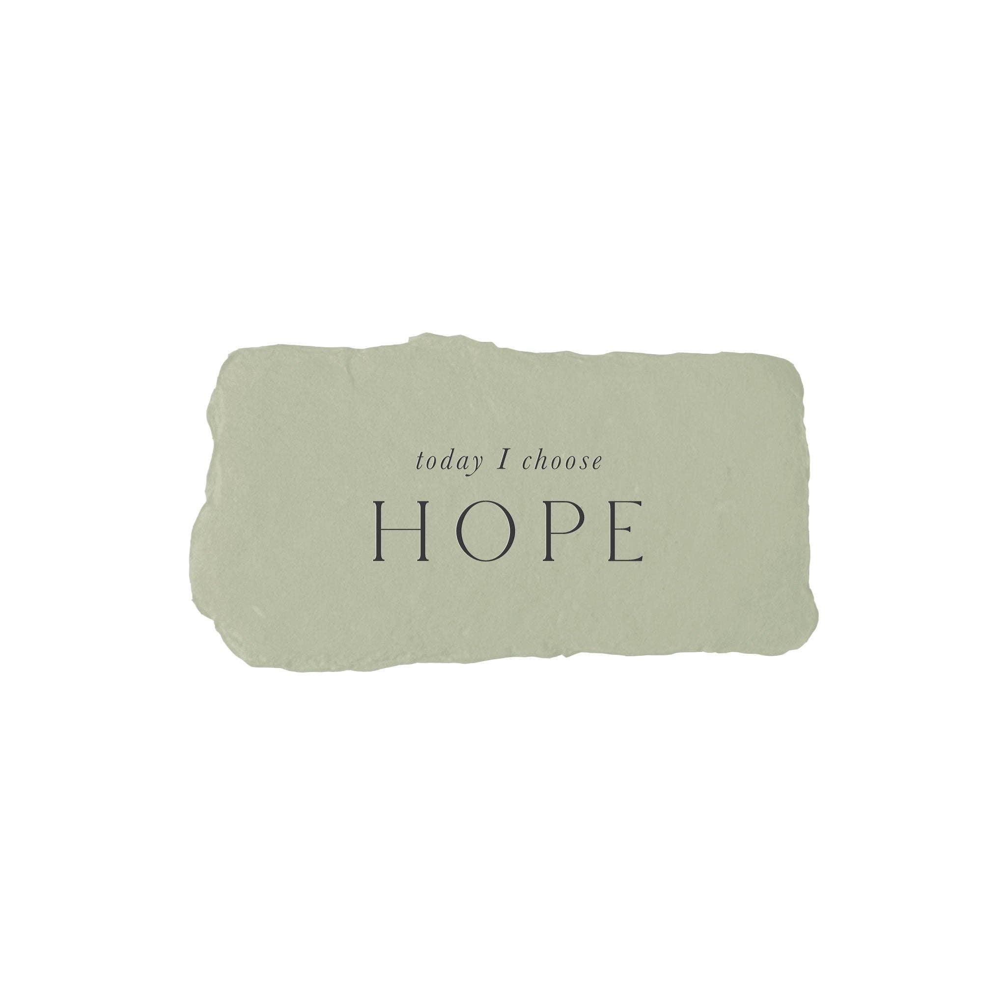 farmette - Today I choose hope intention card - Eventide Botanical Wellness