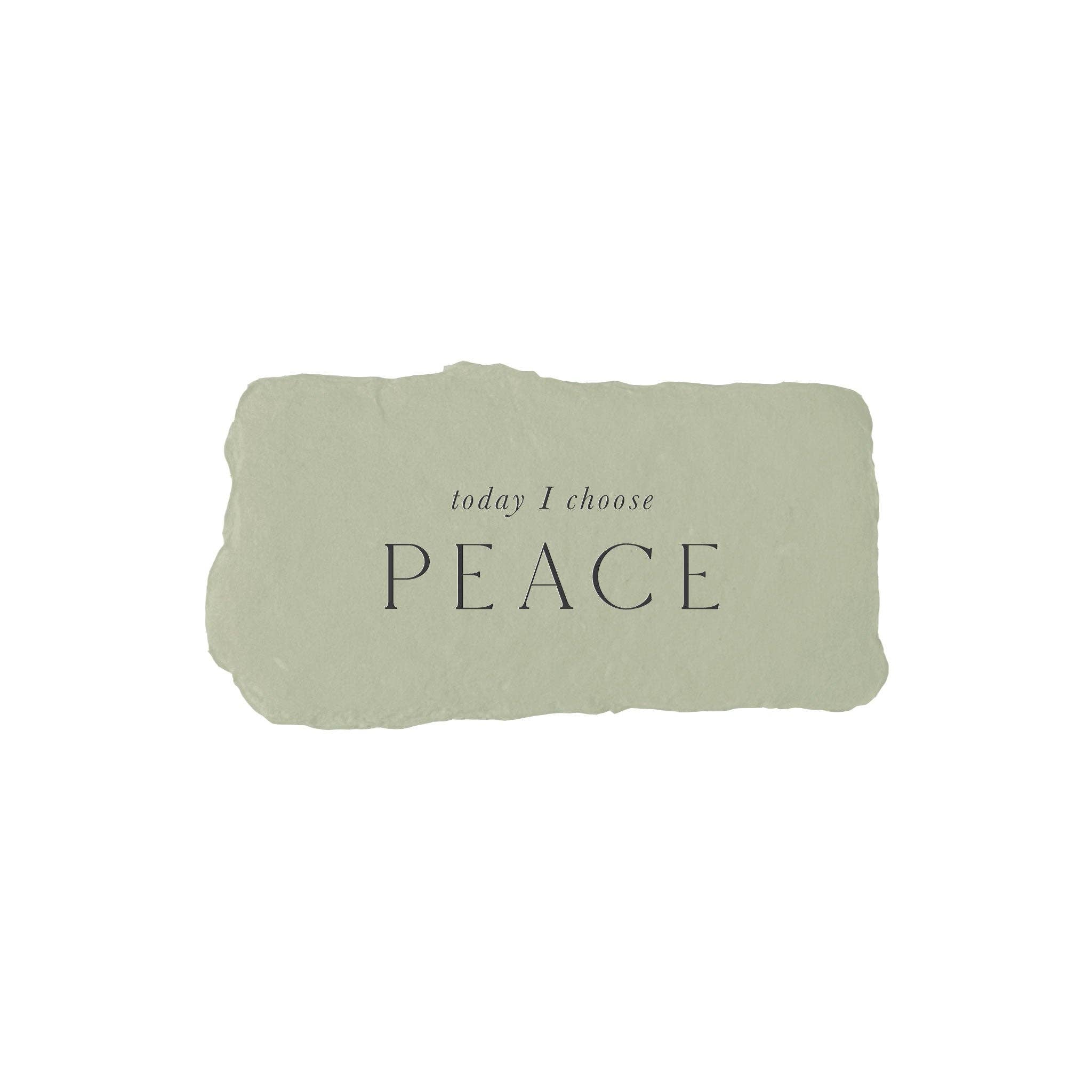 farmette - Today I choose peace intention card - Eventide Botanical Wellness