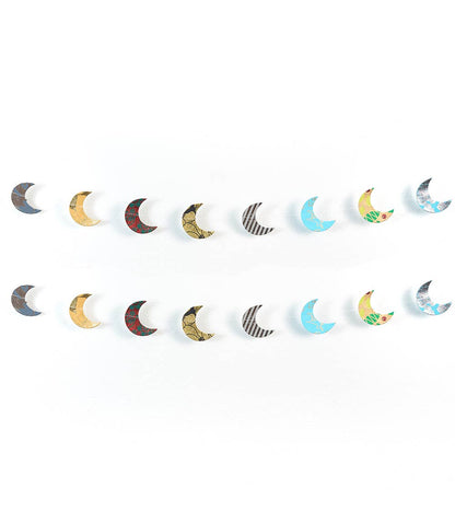 Matr Boomie Fair Trade - Moon Recycled Paper Garland - Eco Friendly Tree - Free Decor - Eventide Botanical Wellness