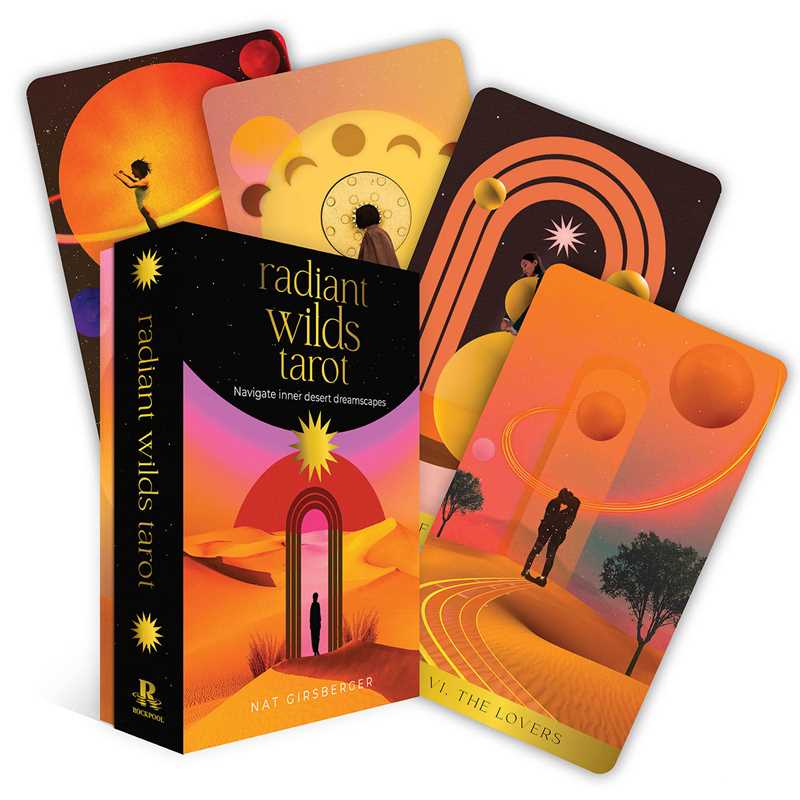 Simon &amp; Schuster - Radiant Wilds Tarot by Nat Girsberger: Flashcards; 128 pages / English - Eventide Botanical Wellness