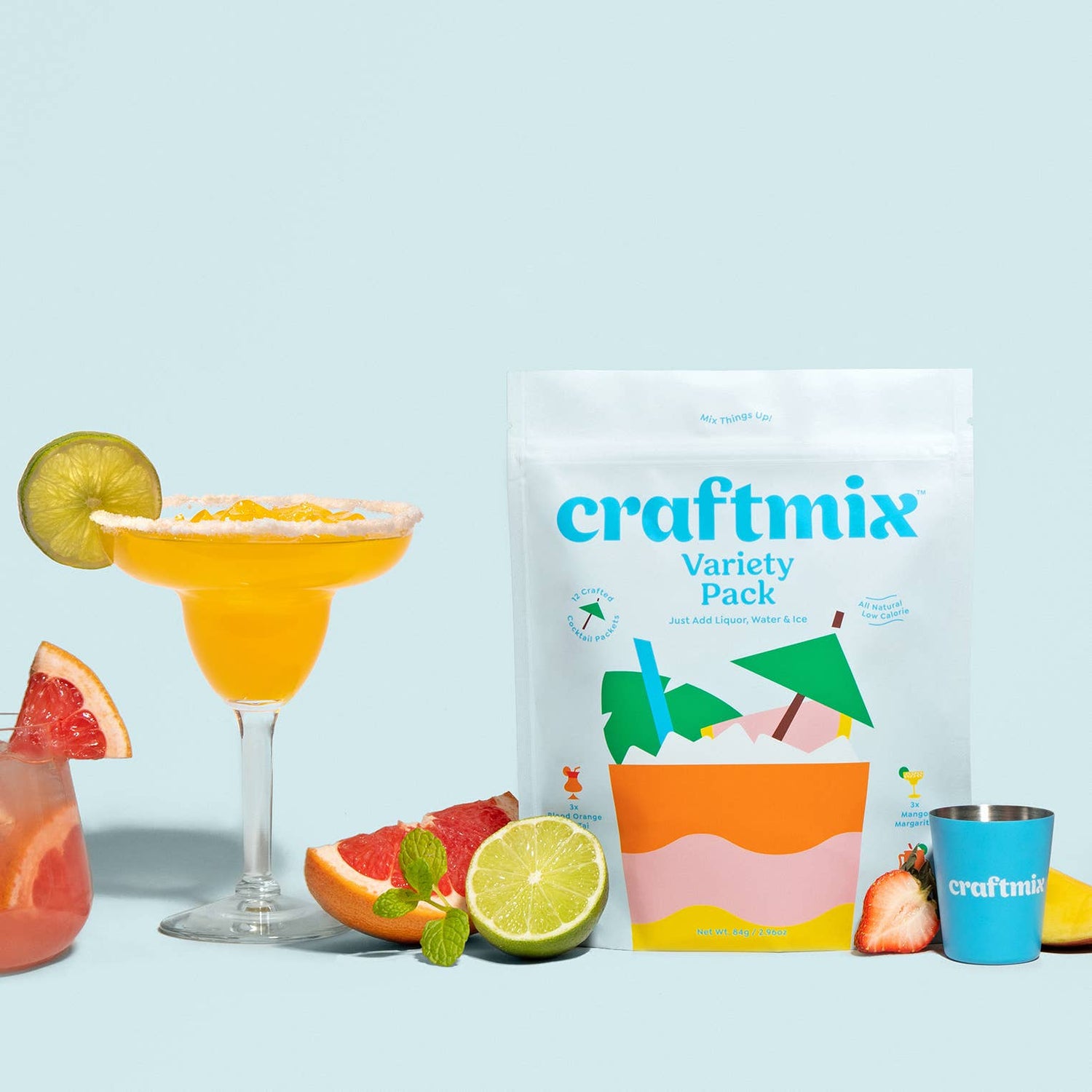 Craftmix | Variety Pack Cocktail Mixers - 12 Servings Multipack - Eventide Botanical Wellness