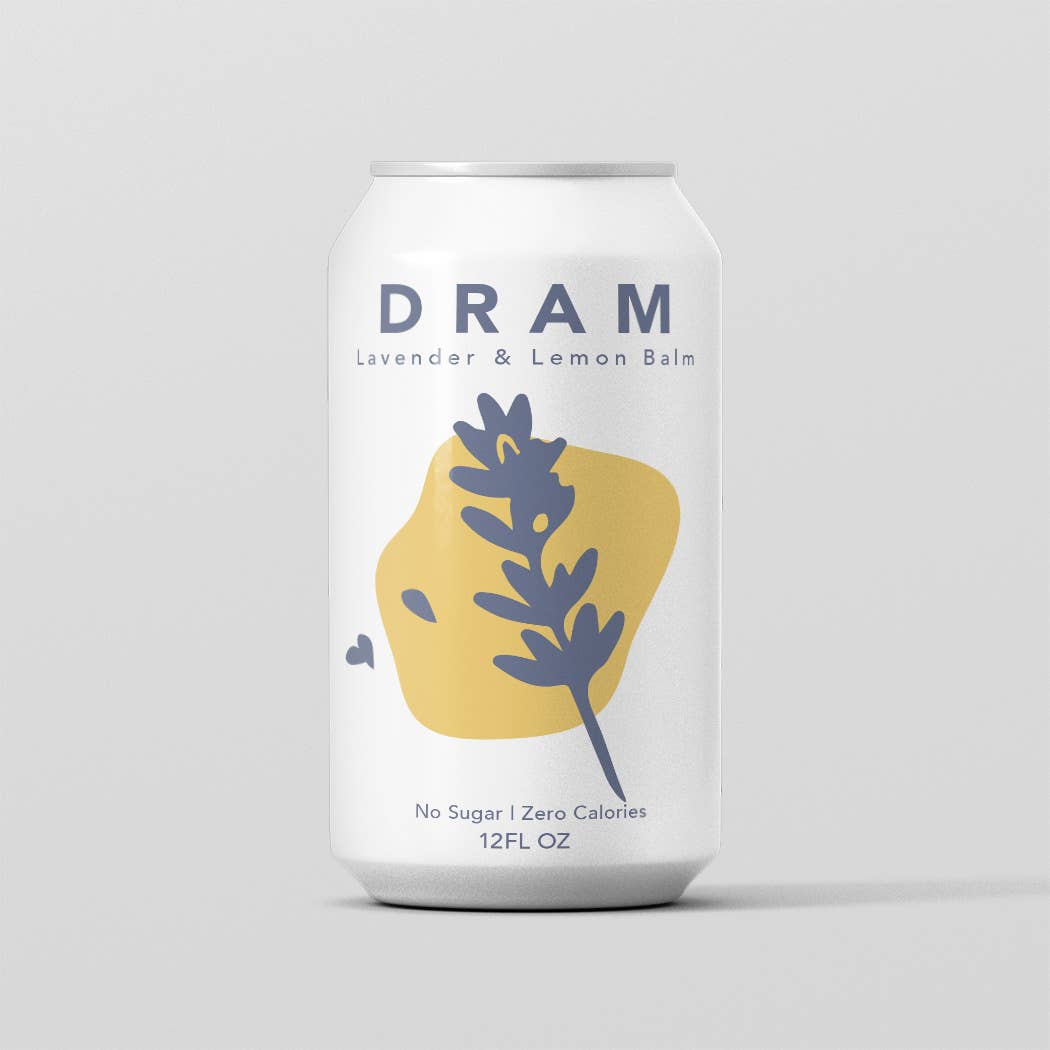 DRAM - Lavender &amp; Lemon Balm Sparkling Water (12 cans) - Eventide Botanical Wellness
