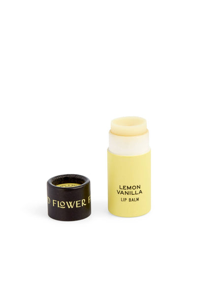 Good Flower Farm - Lemon Vanilla Organic Lip Balm / 0.3 oz Biodegradable Tube - Eventide Botanical Wellness