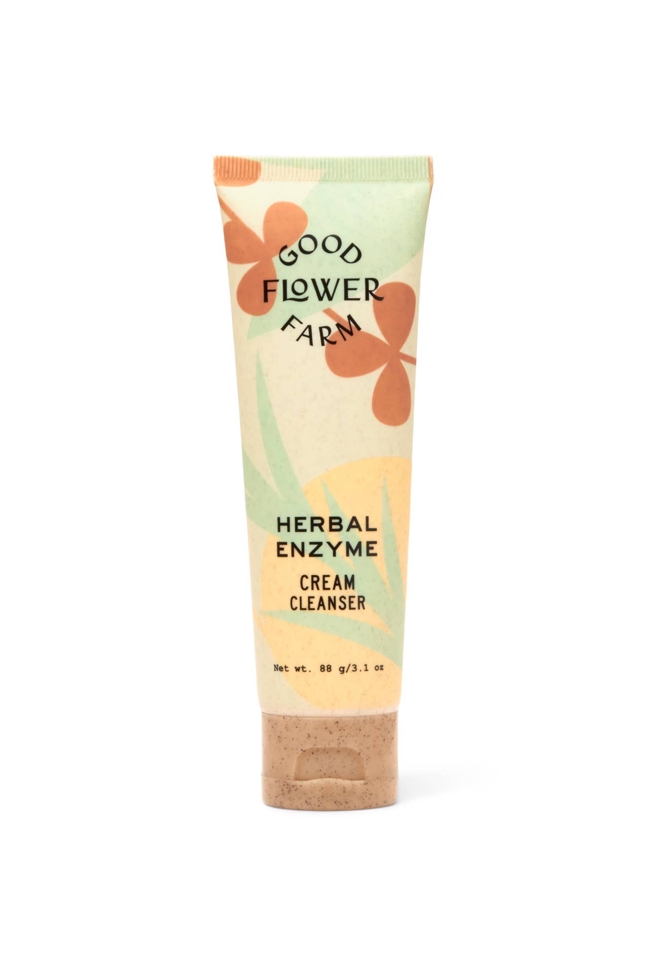 Good Flower Farm - NEW! Herbal Enzyme Cream Cleanser / Eco Plastic-Free Tube - Eventide Botanical Wellness