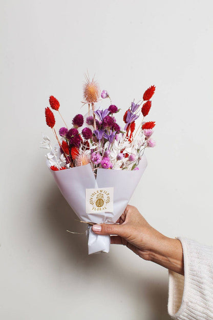 Idlewild Floral Co. - Candy Hearts Bouquet Petite - Eventide Botanical Wellness